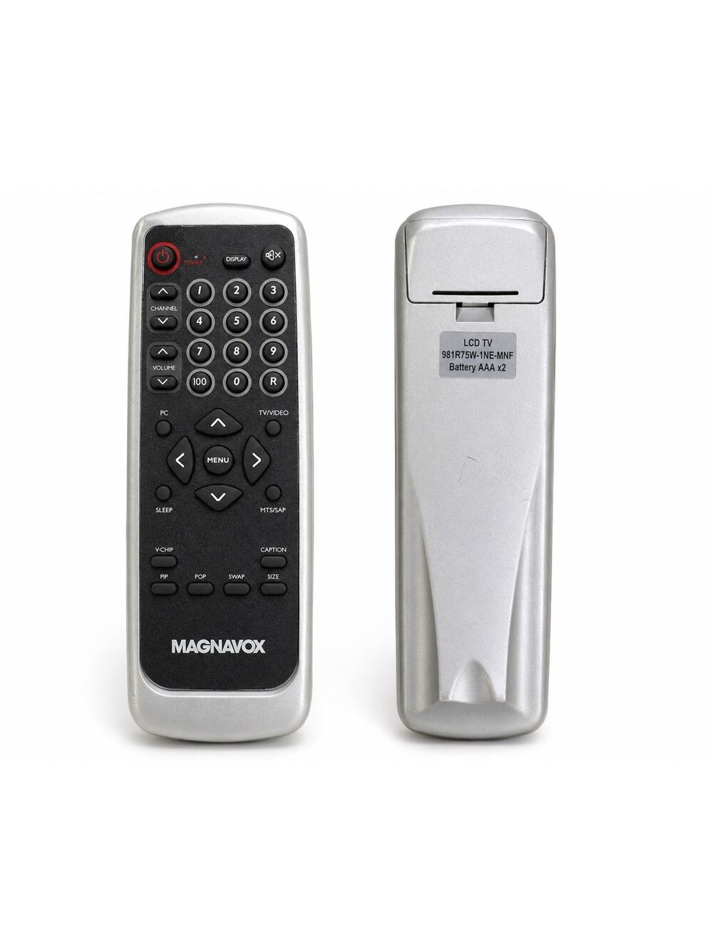 Magnavox OEM TV Remote Control 981R75W-1NE-MNF Tested Working
